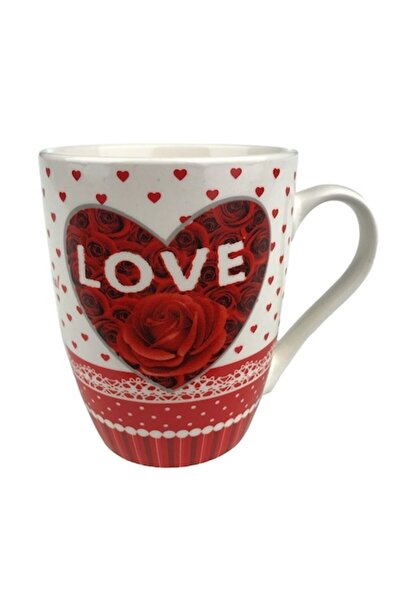 OEM Cana cu inimi, ceramica, 200 ml, 8X10 cm, M3