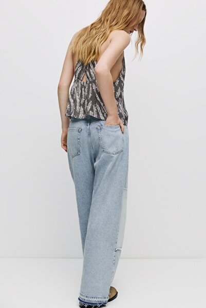 Pull & Bear Patchwork jeans