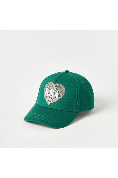Juniors KSA National Day Print Cap with Hook and Loop Strap Closure