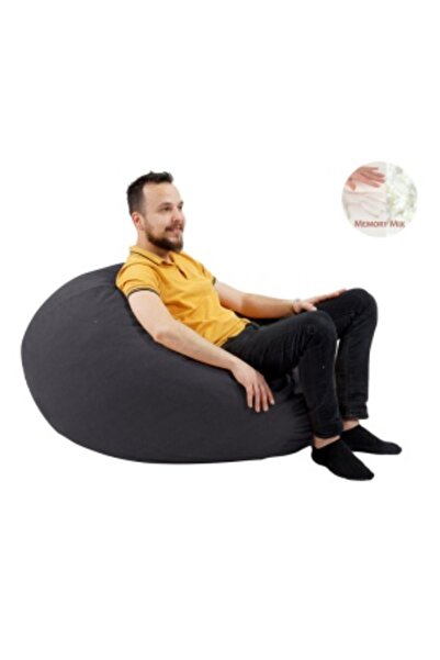 Pufrelax Fotoliu Matusalem, Material Textil - Eerie Black