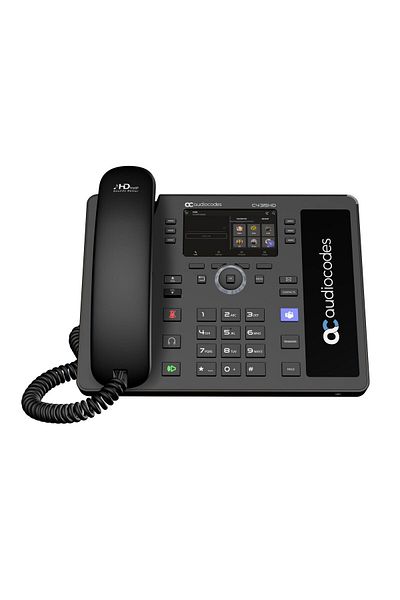 Electronica Telefon IP AudioCodes Teams C435HD-R PoE GbE Czarny, TEAMS-C435HD-R