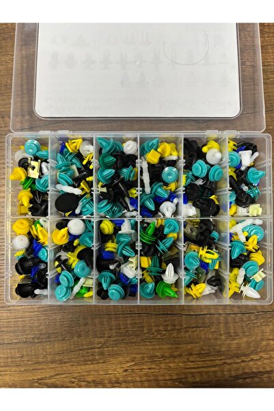 AEM 500 Parça Trim Klip Araba Bağlantı Elemanları , Kapı Döşeme Klips Seti