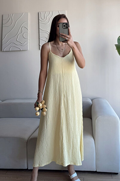 Sindimoda Anna İp Askılı Bubble Elbise 13828