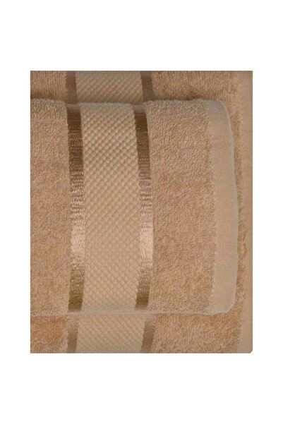 OEM Set 6 Bath Towels, Cotton, Uni, 400g/m², 50x90cm/70x140cm, Light Brown