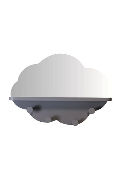Gift Design Gray MDF mirror hanger 39x28cm