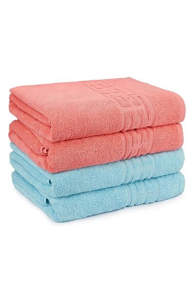 OEM Set 4 Towels 70x140cm 100% Cotton 550gr