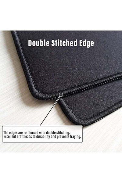 COOYA Mouse Pad,High Density High Sensitivity,Strongly Adhering Rubber Non-Slip Base,30x80cm,Black