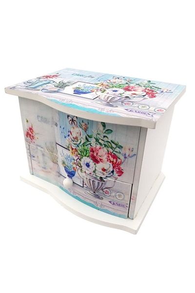 OEM Musical Jewelry Box, Model 3, with Drawer, 15x11cm