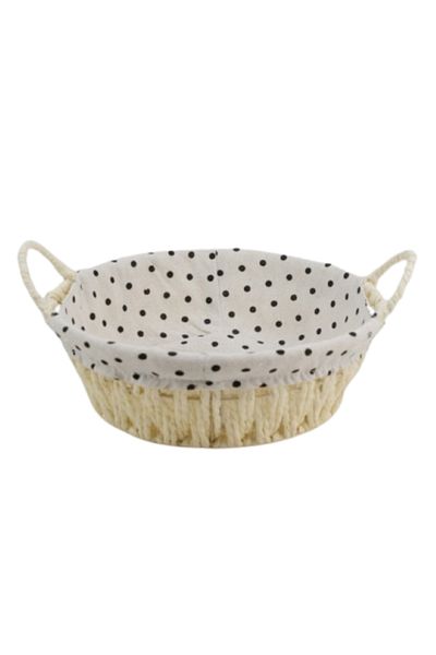 OEM Bread basket PVC, 24x17x6.5 cm beige M3