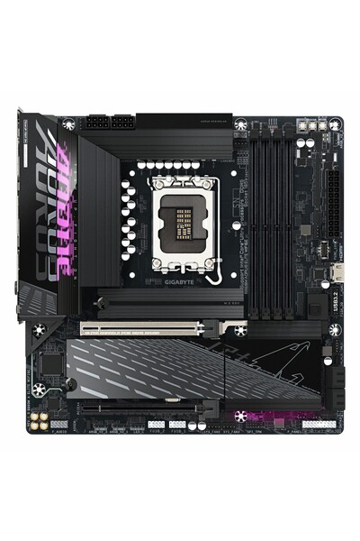 Gigabyte B860M Aorus Elite WiFi6E DDR5 (9200MHz)OC M.2 HDMI/DP/USB-C PCIe 5.0 1851P mATX Anakart