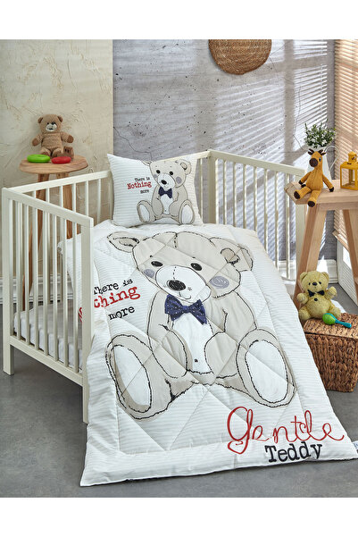 Komfort Home Printed 100% Cotton Silicone Fiber Baby Quilt+Pillow