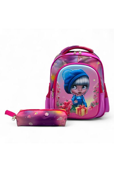 Shihon 2-piece 12-inch girls' school backpack