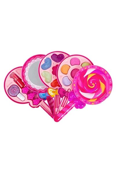 divendi-ro Set de machiaj pentru copii, formă de acadea, 9x17x7cm