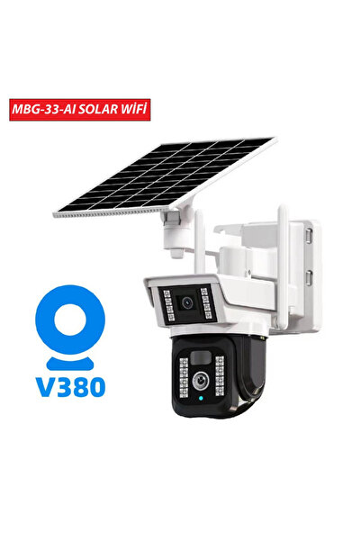 multibox Solar Panelli, Güneş Enerjili MBG-33-AI WiFi Güvenlik Kamerası