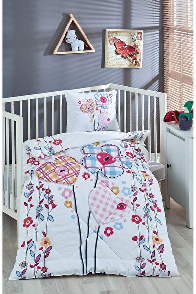 Komfort Home Printed 100% Cotton Silicone Fiber Baby Quilt+Pillow