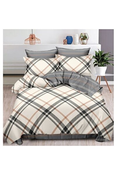 OEM Set of sheets for double bed, 6 pieces, 240x250cm, satin cotton material,...