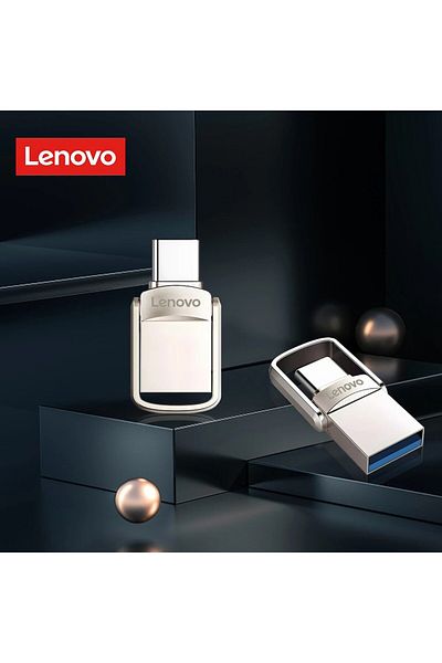 LENOVO 2TB Mini USB Flash Drive USB 3.0 Type-C 2 Portable High Speed 512GB