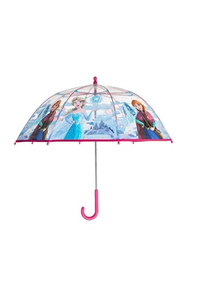 divendi-ro Umbrelă de ploaie pentru copii, PVC, model Frozen 2, 64 cm, roz