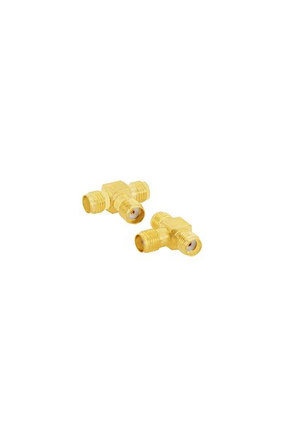 OEM RF connector adapter, Female-Female, T-shape