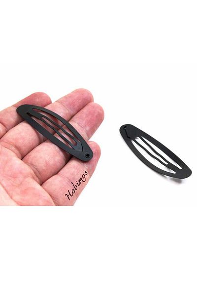 Hobimos Catarama cu catarama placata neagra de 6 cm - Culoare neagra 35 bucati