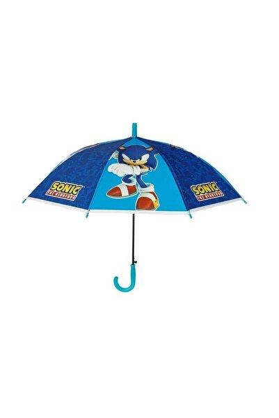 divendi-ro Children's Sonic Rain Umbrella with Stick, Automatic, 66cm, blue