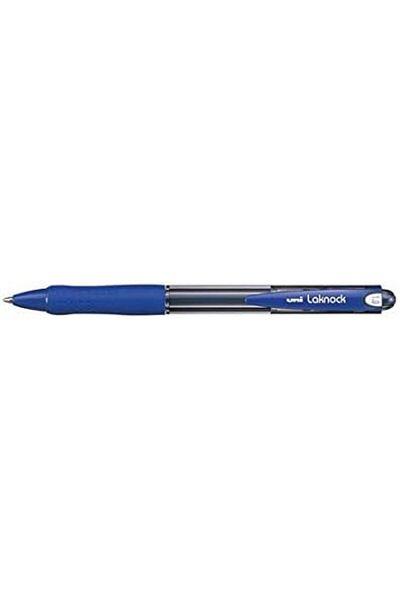 UNİ-BALL Laknock Retractable Ball Point Pen 1.0mm, Blue - 12 Pieces