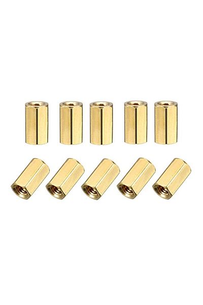 OEM Set of 10 M3 female-female spacers, 6mm