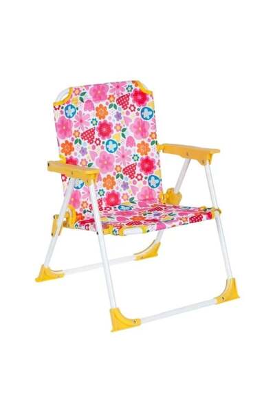 divendi-ro Scaun pentru copii, metal, design floral, dimensiuni 37x35x46cm, m...