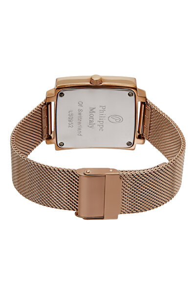 Philippe Moraly Women Stainless Steel Analog Wrist Watch LS0952QRPW