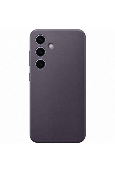 Samsung Husă din piele vegană pentru Galaxy S24+, VIOLET ÎNCHIS