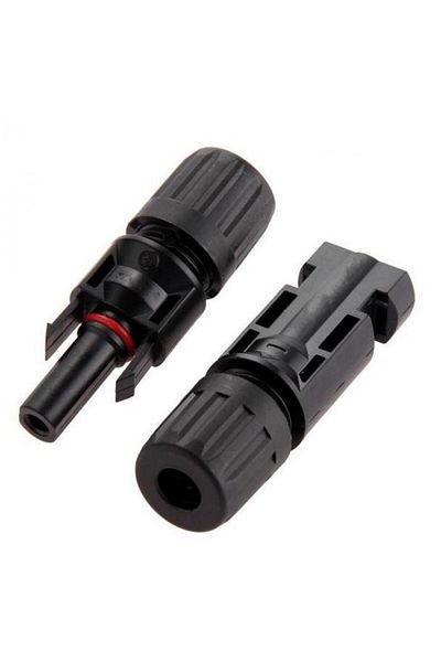OEM Set conectori pentru panou solar, mama/tata, conector MC4, IP67, negru
