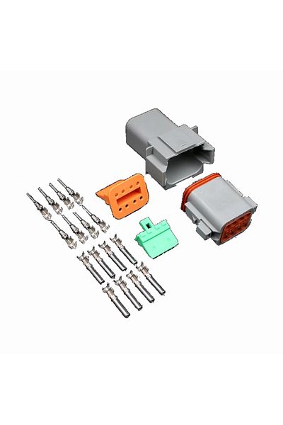 OEM Deutsch DT 8 Pin Waterproof Connector Set 22-16AWG