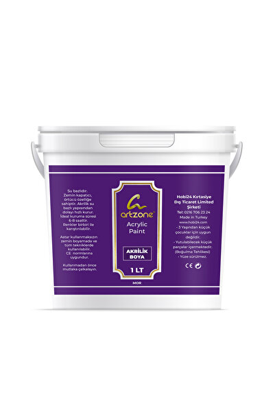 Artzone Akrilik Boya 1000ml - Mor