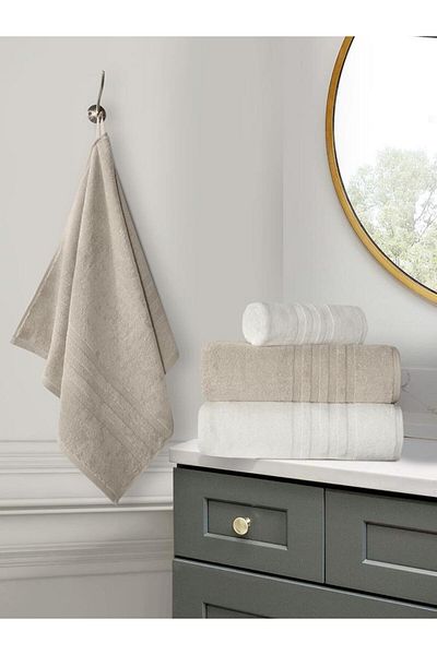 Karna Home Σετ πετσετών μπάνιου Lavinda 4 τεμαχίων 70x140