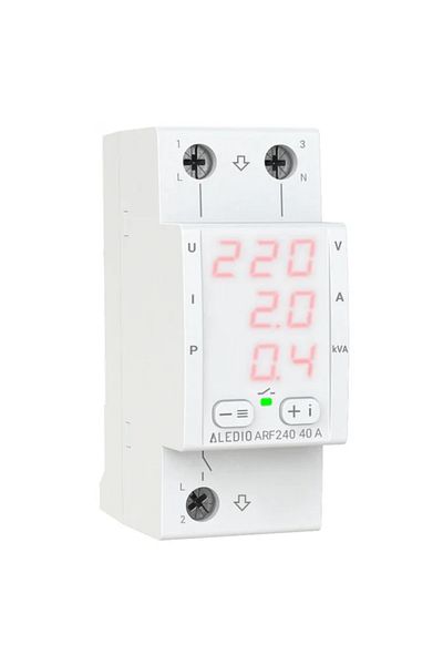 OEM Releu de protectie muntifunctional monofazat, 40A, cu afisaj tensiune