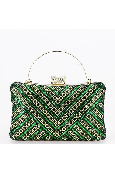 SOFILINE Green clutch bag with 3d pattern BYH-87900 06