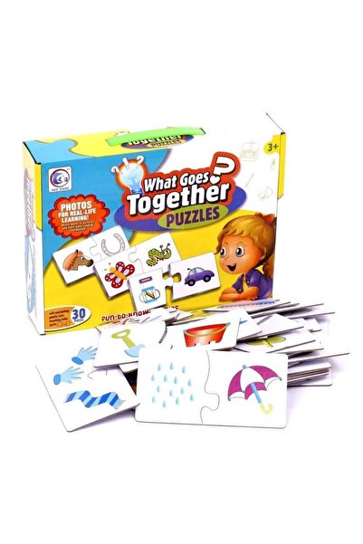 divendi-ro Puzzle educativ de potrivire a imaginilor, 30 de piese, pentru cop...