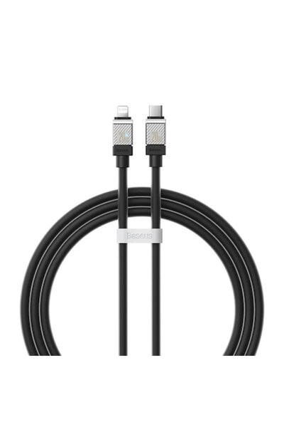 Baseus CoolPlay Data and Charging Cable, USB Type-C/Lightning, 20W, 2.4A, 1m, Black