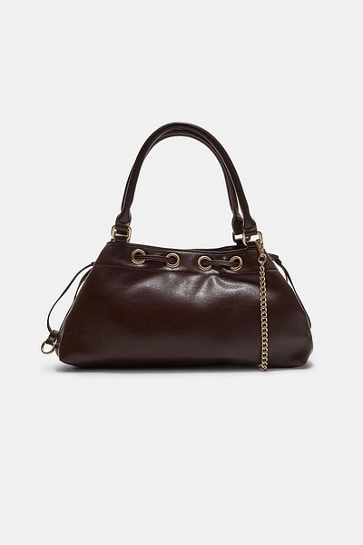Stradivarius Shoulder bag with eyelets