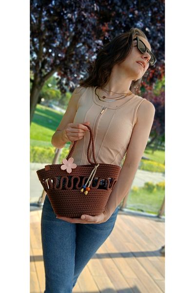 ÇANTA Kilily Jute Charm and Buckle Gift