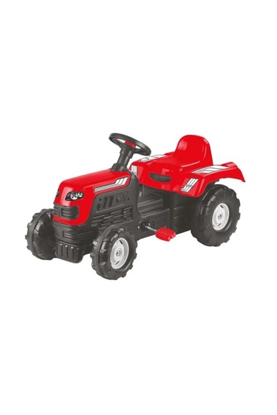 divendi-ro Tractor cu pedale pentru copii, 3 ani+, 50 kg, 81,5x45x52cm, roșu
