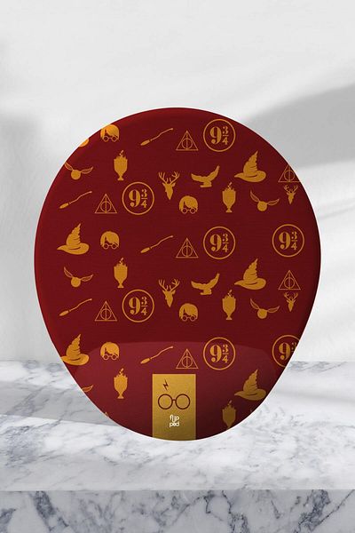 Flipped Harry Red Printed Mousepad