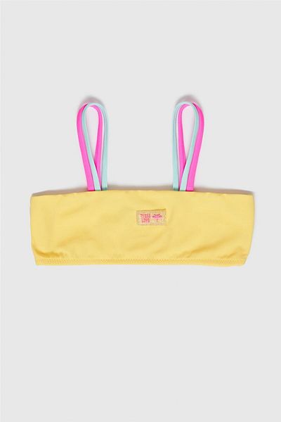 Tyess Girl Yellow Bikini Top