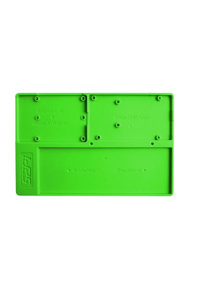 OEM Experiment Holder for Raspberry Pi, ABS, green, ZP-0073