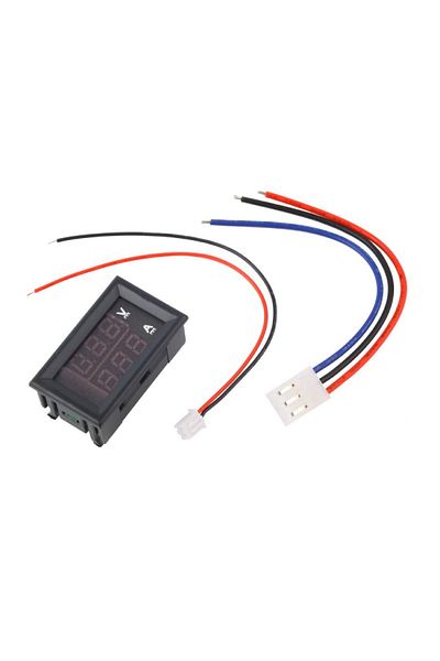 OEM Voltmetru si Ampermetru digital 100 V 10 A rosu - verde