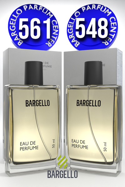 Bargello 561 Erkek 50 ml Parfüm Edp Fresh + 548 Woody Erkek Parfüm 50 Ml EDP