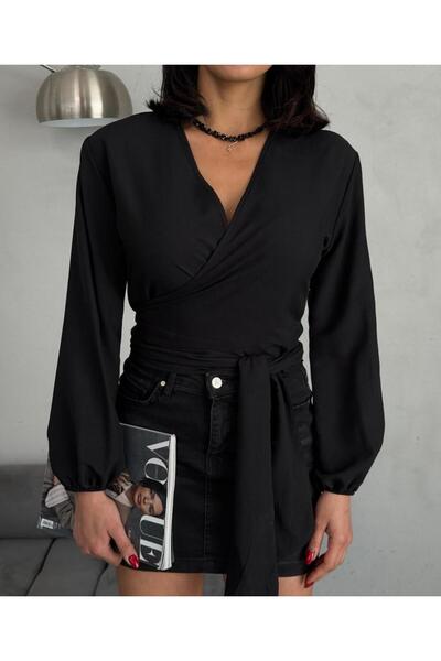 Azda بلوزة مكشكشة للنساء موديل كود:261