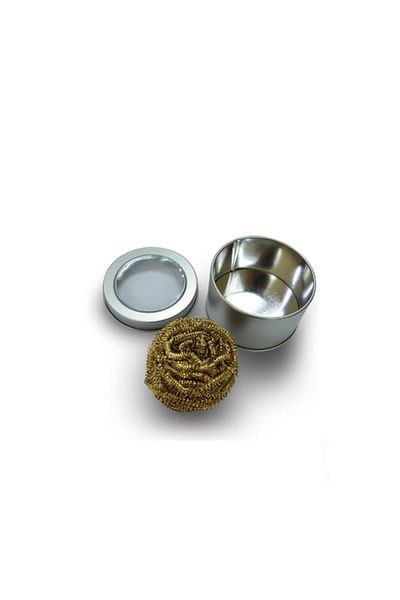 OEM Brass sponge for cleaning the tip of a soldering gun, 60x60 MM