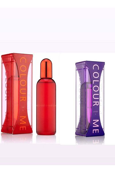 Colour Me Perfume combo Purple and Red EDP 200 ml