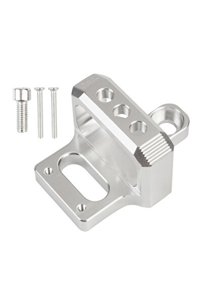 Choice1 Silver Aluminum 3 Port Solenoid Valve Mount Holder Bracket for Mac AE...